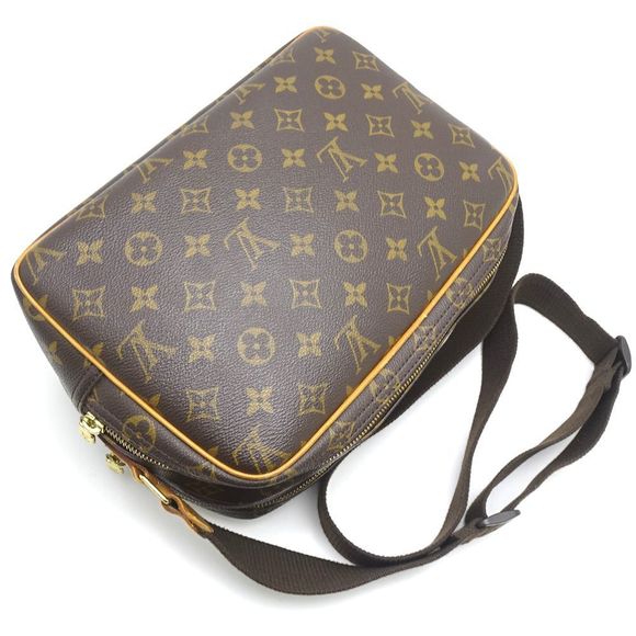 Louis Vuitton Monogram Reporter PM Brown Shoulder Bag - Picture 3 of 8